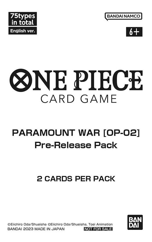 Paramount War Pre-Release Pack
