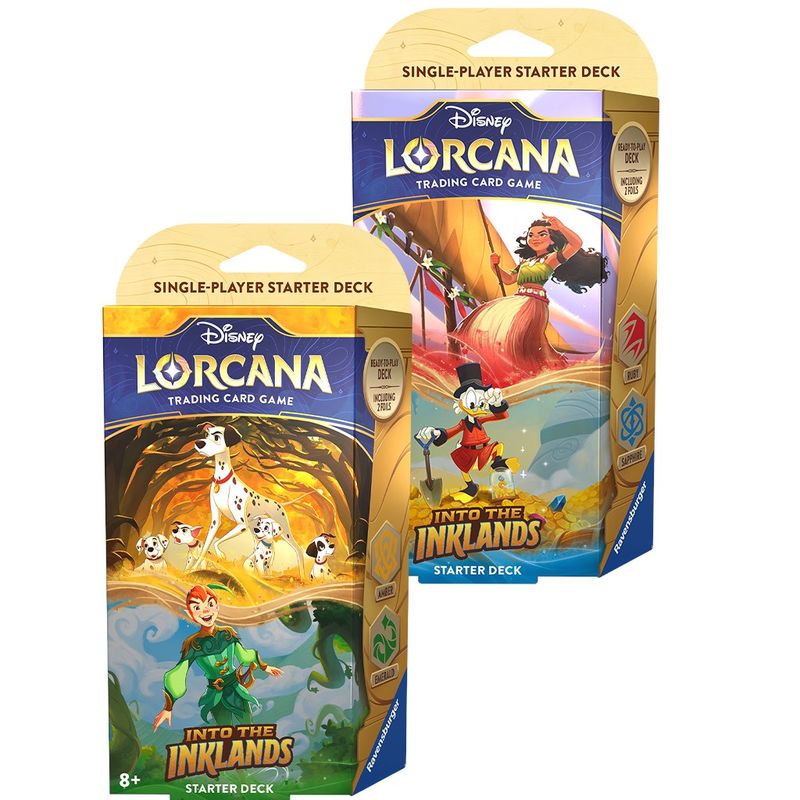 Disney Lorcana: Into the Inklands Starter Deck [Set of 2]