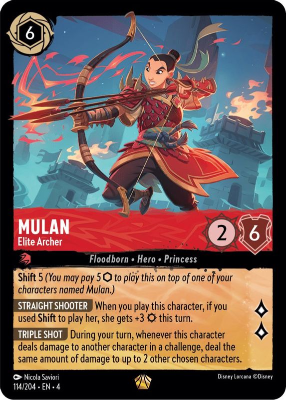 Mulan - Elite Archer - 114/204 - Legendary