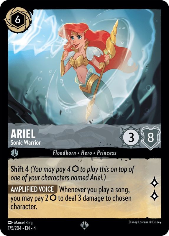 Ariel - Sonic Warrior - 175/204 - Super Rare