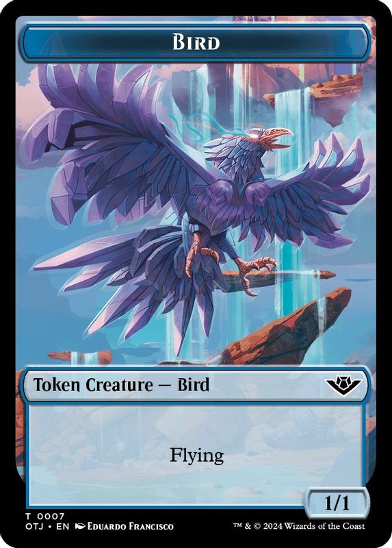 Bird // Plot Double-Sided Token - 7 // 20 - Token