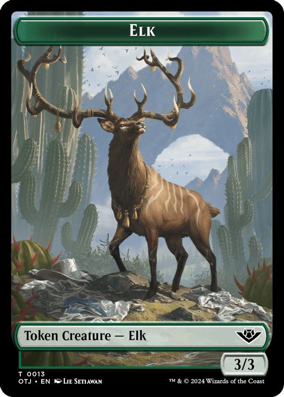Elk // Plot Double-Sided Token - 13 // 20 - Token