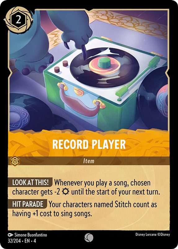 Record Player - 32/204 - Common