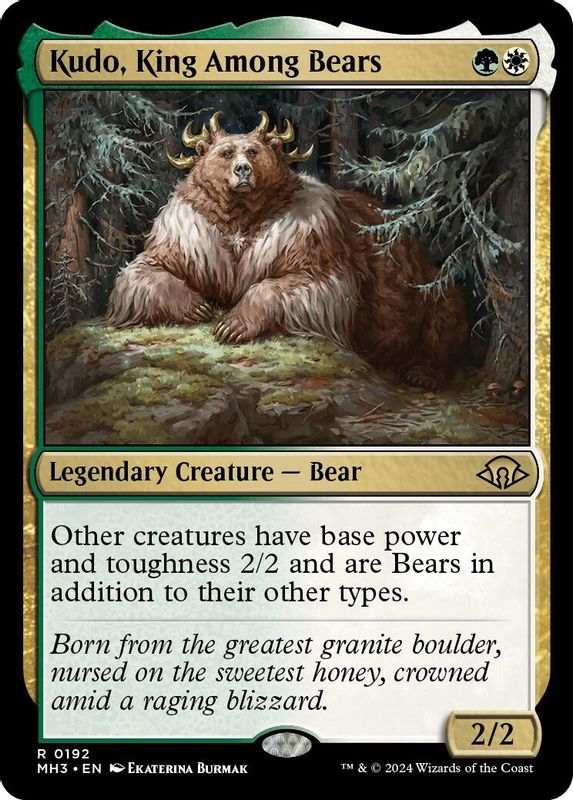 Kudo, King Among Bears - 192 - Rare