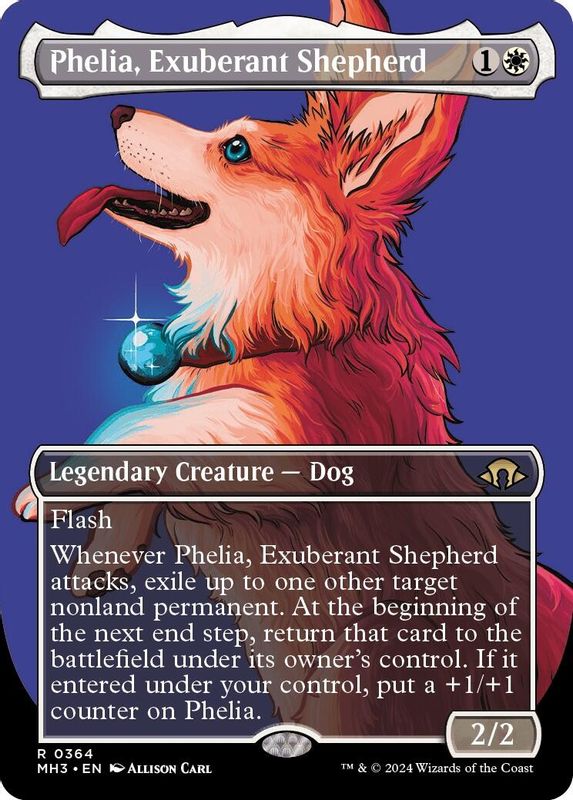 Phelia, Exuberant Shepherd (Borderless) - 364 - Rare