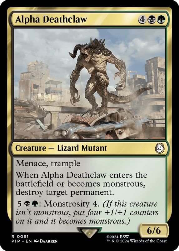 Alpha Deathclaw - 91 - Rare
