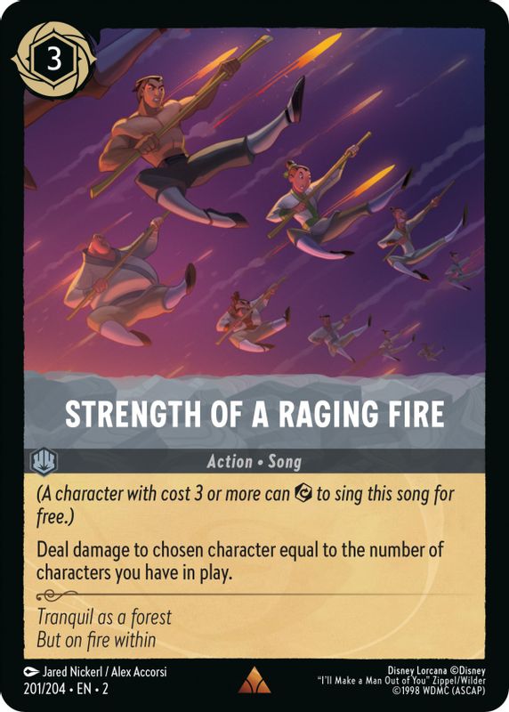 Strength of a Raging Fire - 201/204 - Rare
