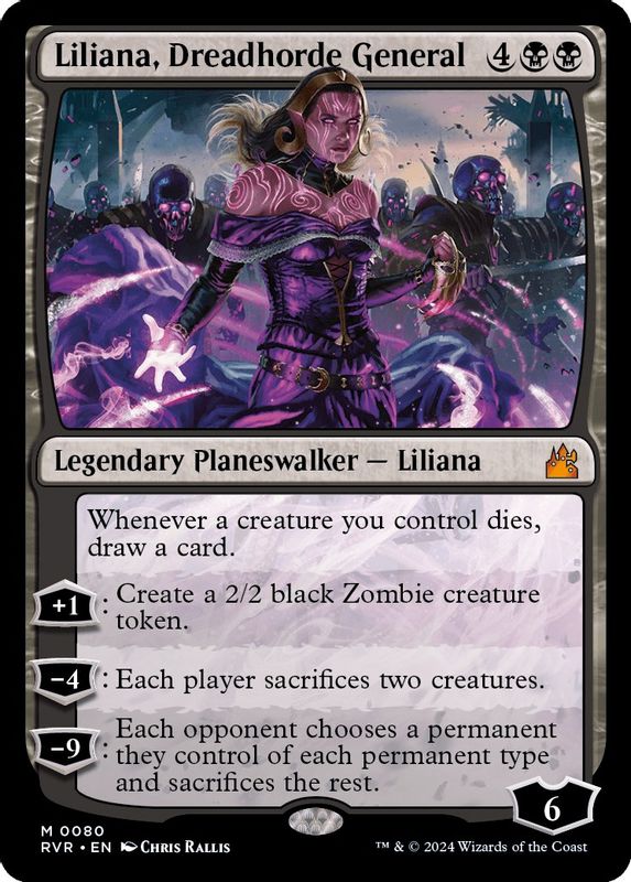 Liliana, Dreadhorde General - 80 - Mythic