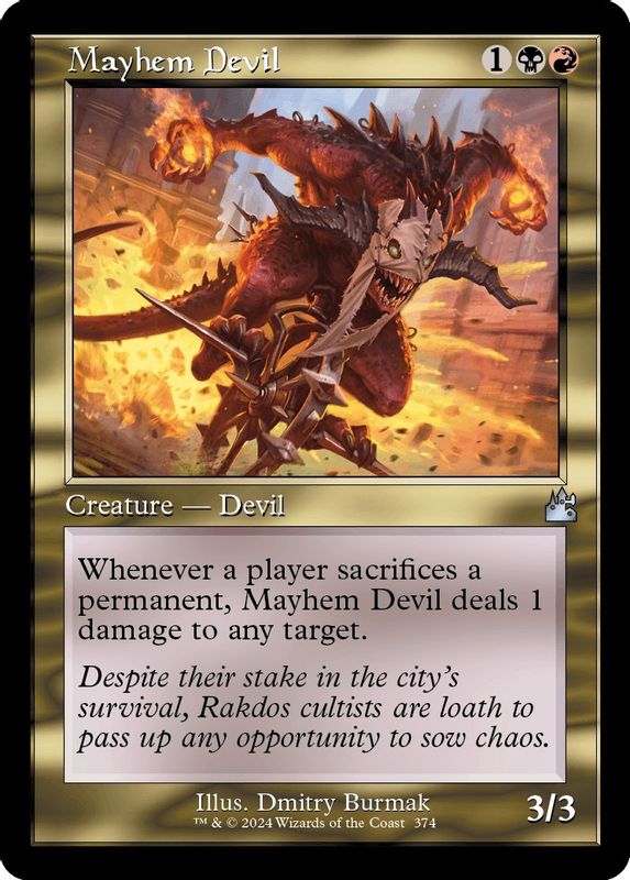 Mayhem Devil (Retro Frame) - 374 - Uncommon
