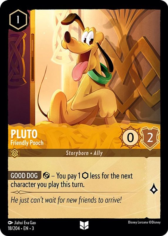 Pluto - Friendly Pooch - 18/204 - Uncommon