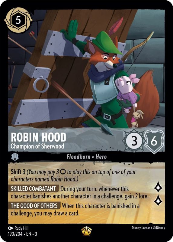 Robin Hood - Champion of Sherwood - 190/204 - Legendary