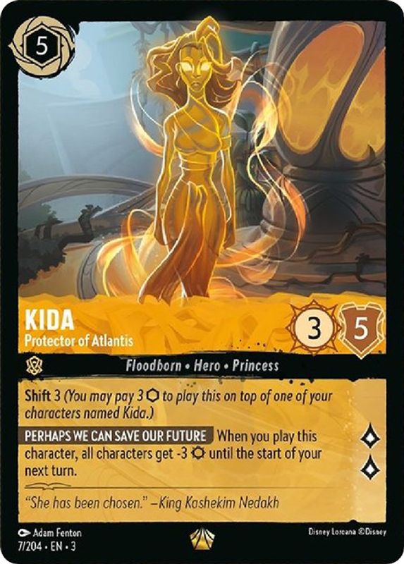 Kida - Protector of Atlantis - 7/204 - Legendary