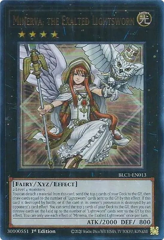 Minerva, the Exalted Lightsworn - BLC1-EN013 - Ultra Rare