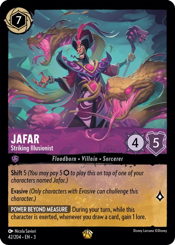 Jafar - Striking Illusionist - 42/204 - Legendary