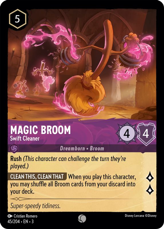Magic Broom - Swift Cleaner - 45//204 - Common