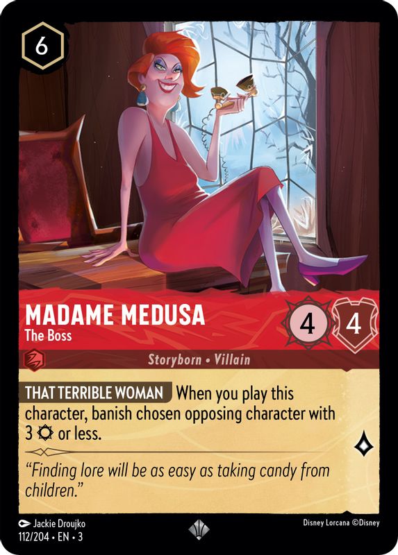 Madame Medusa - The Boss - 112//204 - Super Rare