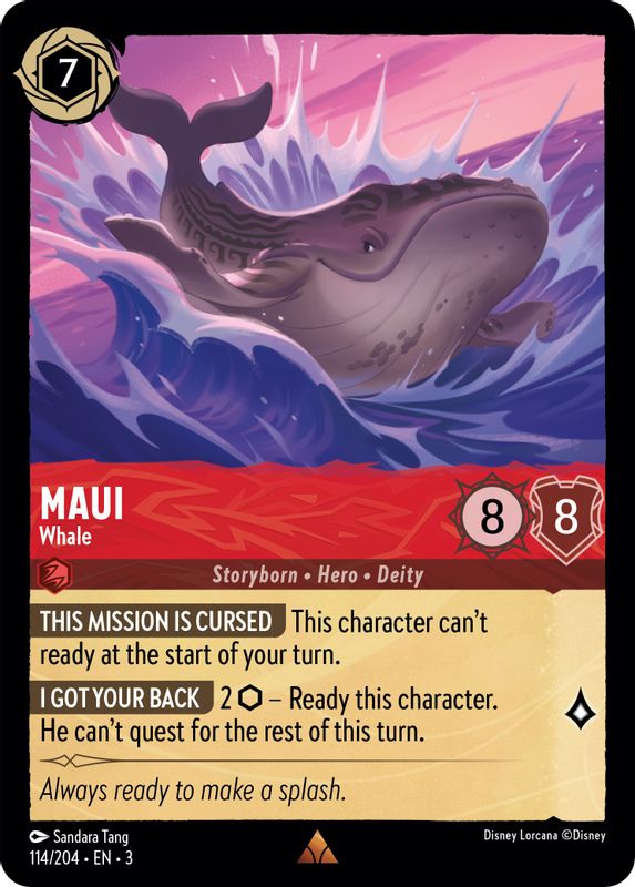 Maui - Whale - 114//204 - Rare
