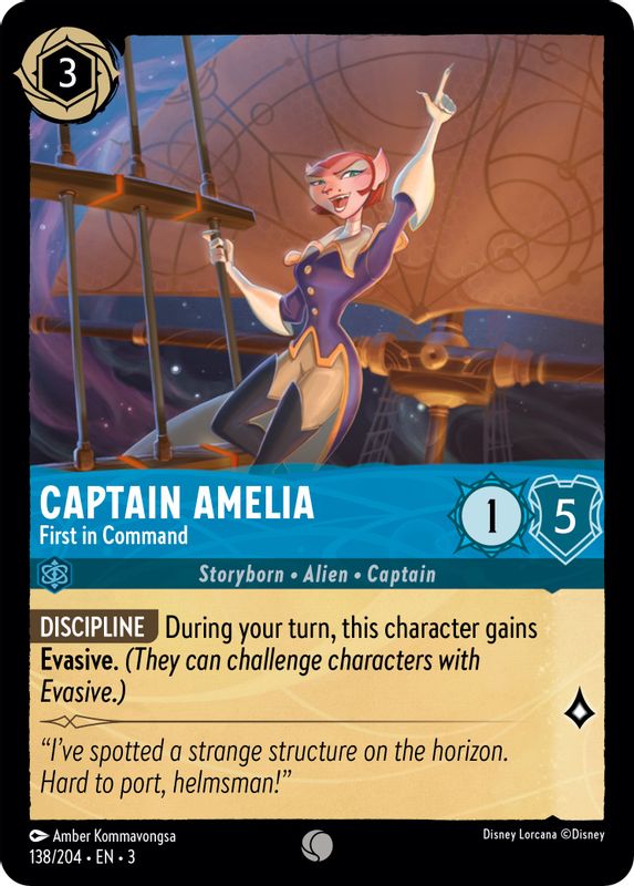 Captain Amelia - First in Command - 138//204 - Common