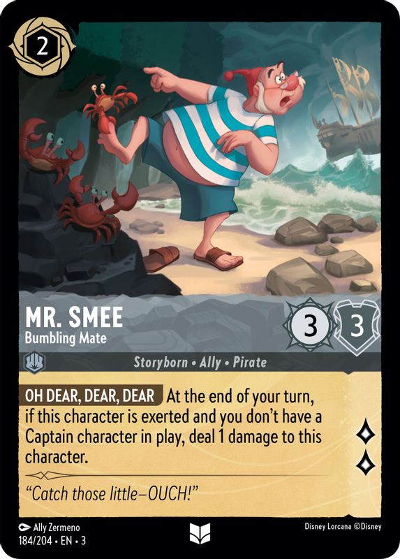 Mr. Smee - Bumbling Mate - 184/204 - Uncommon