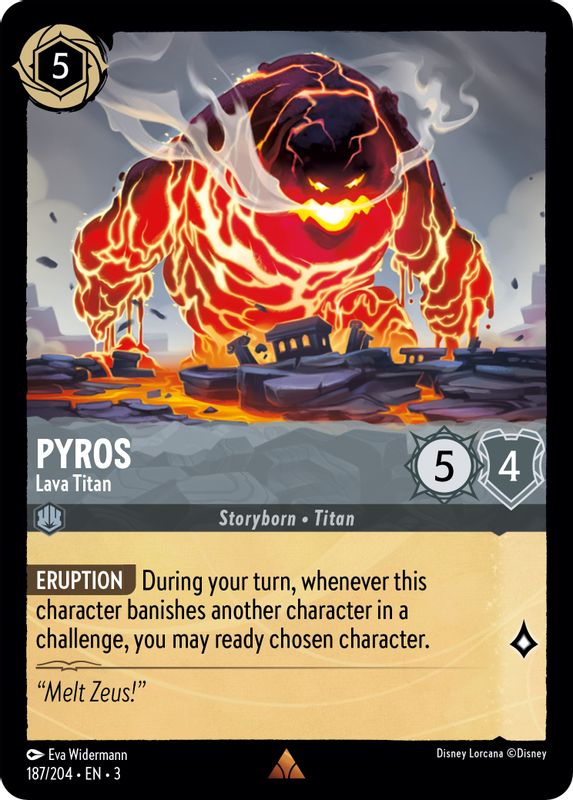 Pyros - Lava Titan - 187/204 - Rare