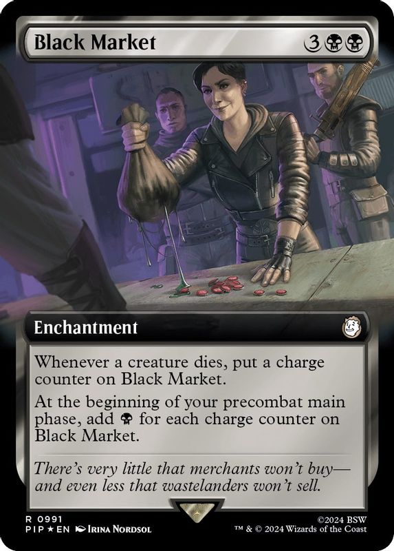 Black Market (Extended Art) (Surge Foil) - 991 - Rare