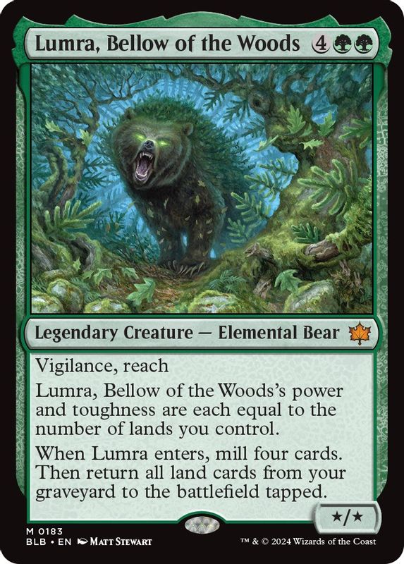 Lumra, Bellow of the Woods - 183 - Mythic