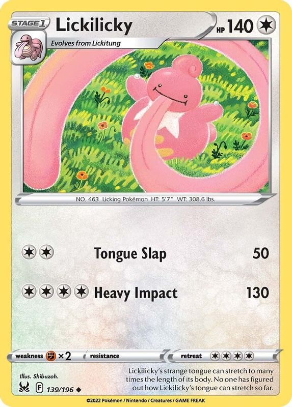 Lickilicky - 139/196 - Uncommon