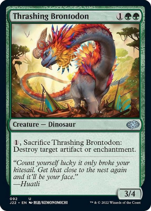Thrashing Brontodon - 92 - Uncommon