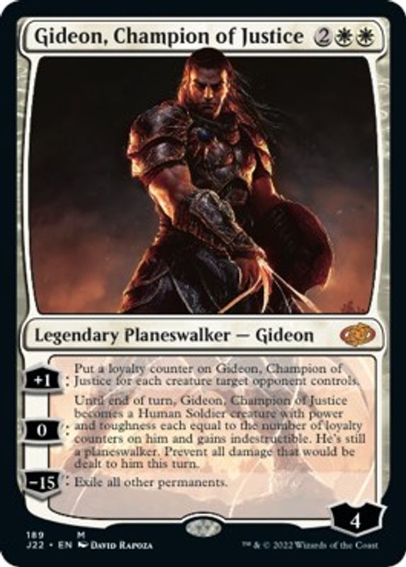 Gideon, Champion of Justice - 189 - Mythic