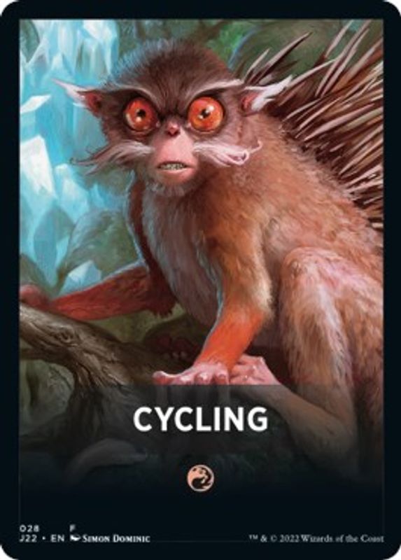 Cycling Theme Card - 28 - Token