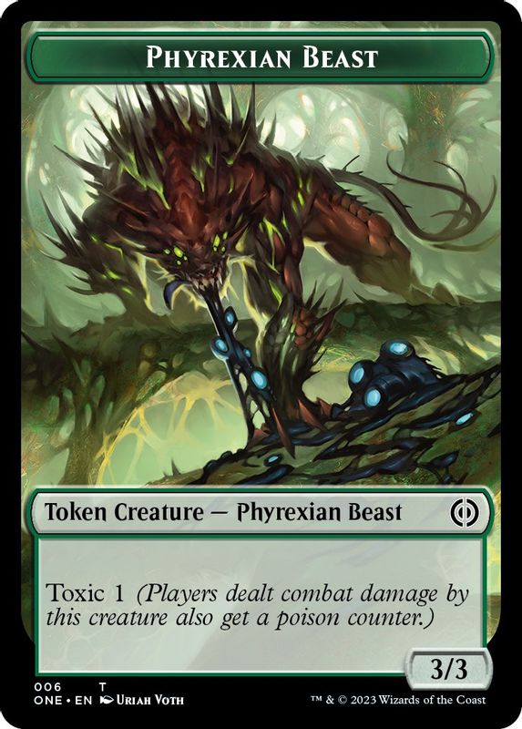 Phyrexian Beast Token - 6 - Token