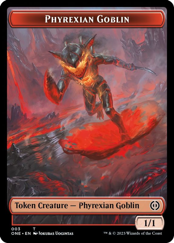 Phyrexian Goblin // Poison Counter Double-Sided Token - 3/14 - Token