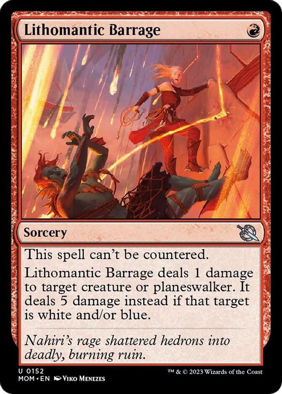 Lithomantic Barrage - 152 - Uncommon