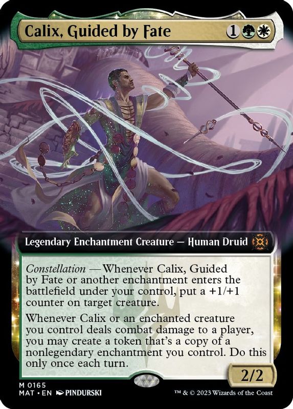 Calix, Guided by Fate (Extended Art) - 165 - Mythic