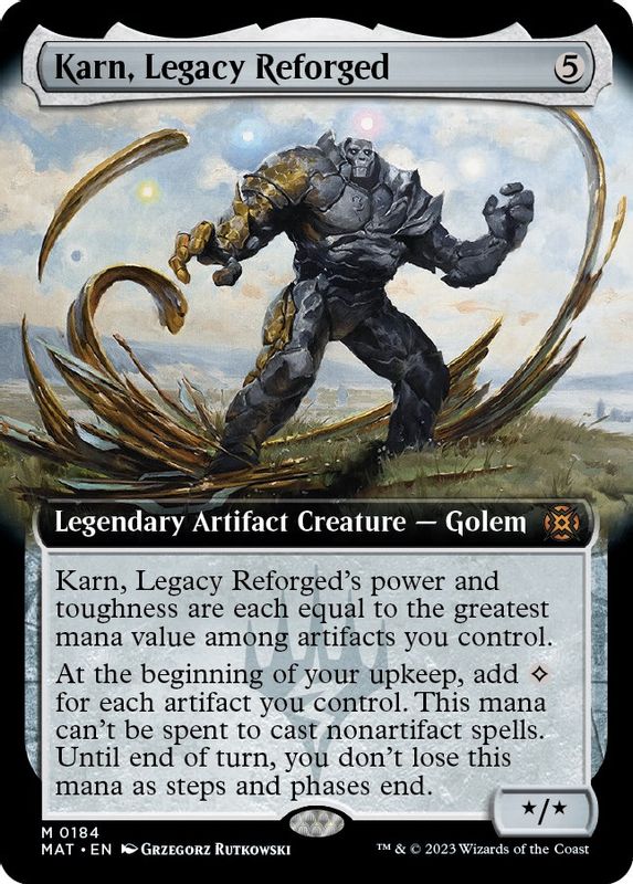 Karn, Legacy Reforged (Extended Art) - 184 - Mythic