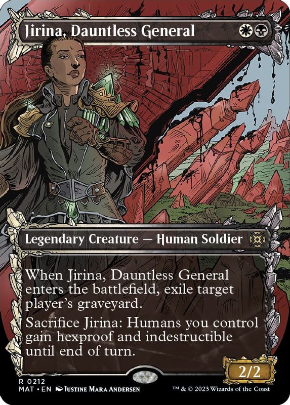 Jirina, Dauntless General (Halo Foil) - 212 - Rare