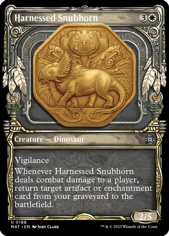 Harnessed Snubhorn (Halo Foil) - 188 - Uncommon