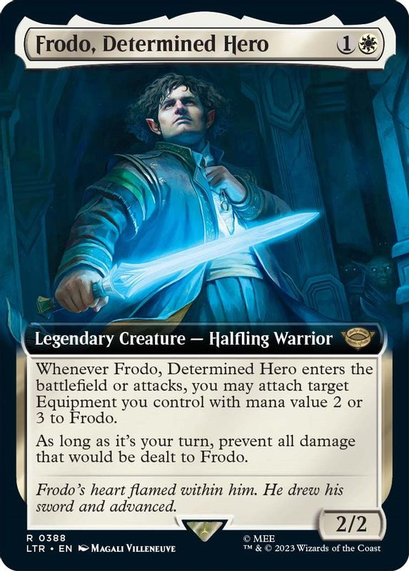 Frodo, Determined Hero (Extended Art) - 388 - Rare