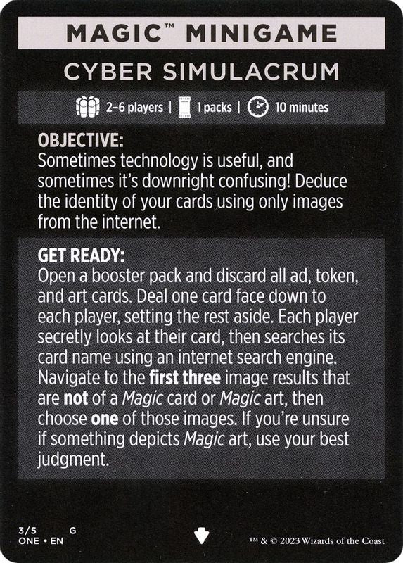 Magic Minigame: Cyber Simulacrum - 3 - Special