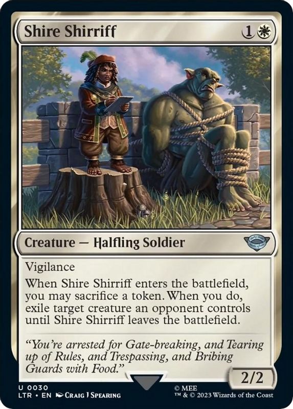 Shire Shirriff - 30 - Uncommon