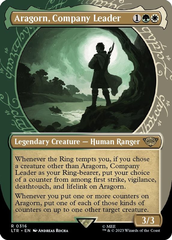 Aragorn, Company Leader (Showcase) - 316 - Rare