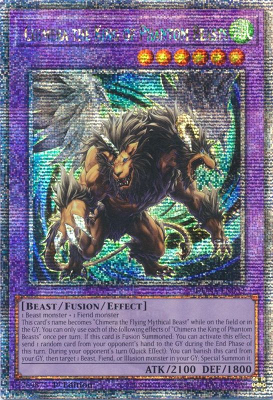 Chimera the King of Phantom Beasts (Quarter Century Secret Rare) - DUNE-EN033 - Quarter Century Secret Rare