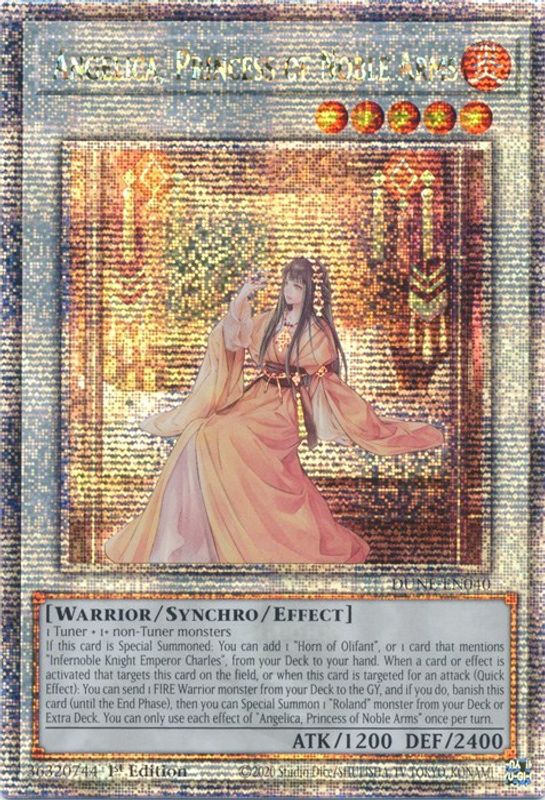 Angelica, Princess of Noble Arms (Quarter Century Secret Rare) - DUNE-EN040 - Quarter Century Secret Rare