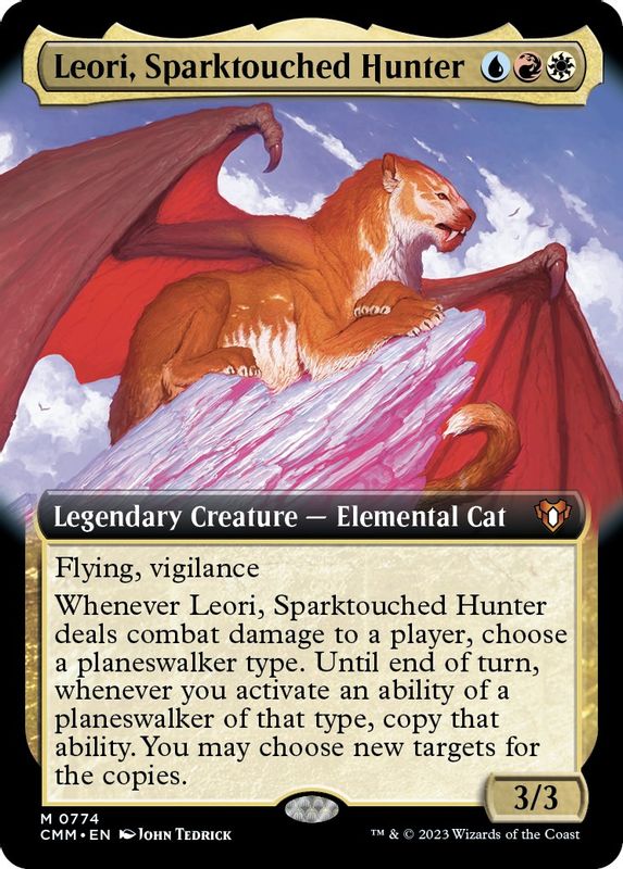 Leori, Sparktouched Hunter (Extended Art) - 774 - Mythic