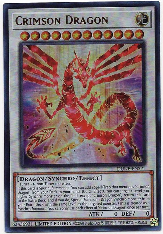 Crimson Dragon - DUNE-ENSP1 - Ultra Rare