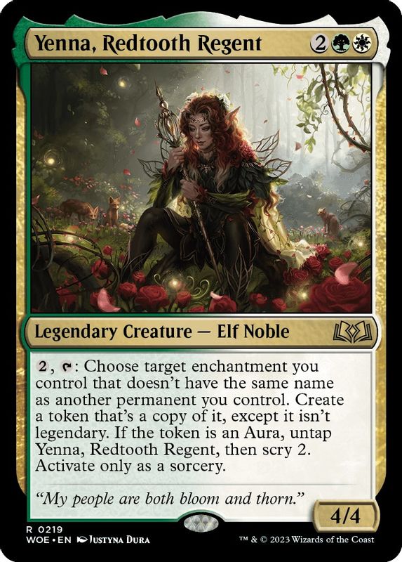 Yenna, Redtooth Regent - 219 - Rare