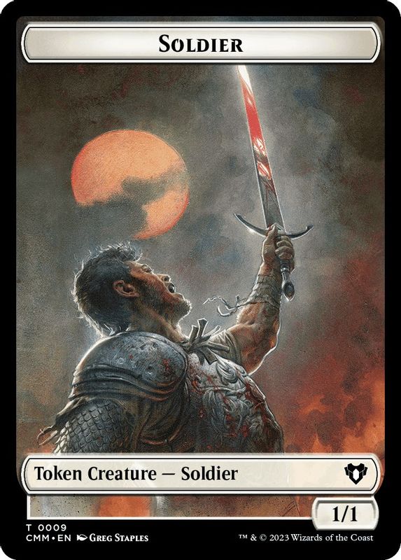 Soldier // Elephant Double-Sided Token - 9 // 31 - Token