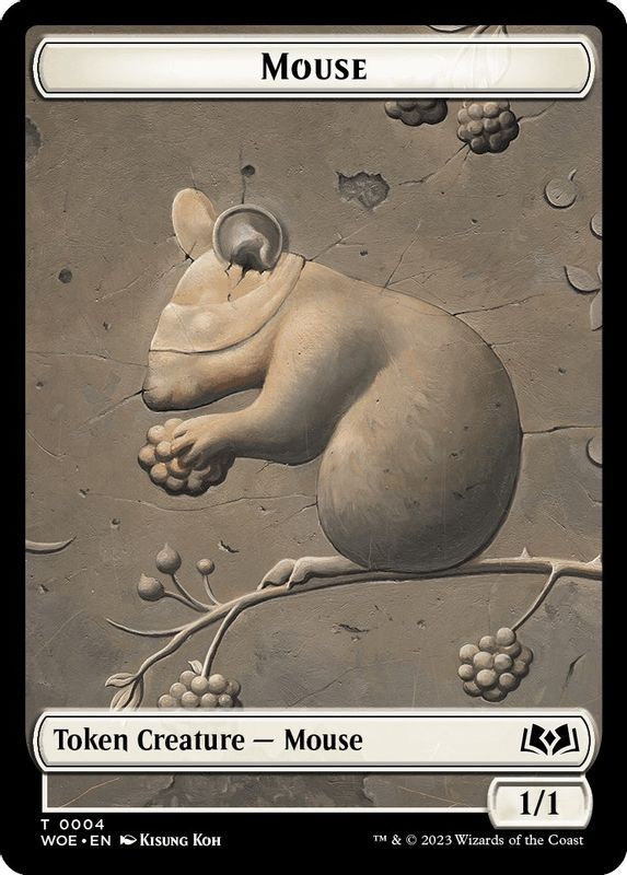 Mouse // Food (0012) Double-Sided Token - 4 // 12 - Token