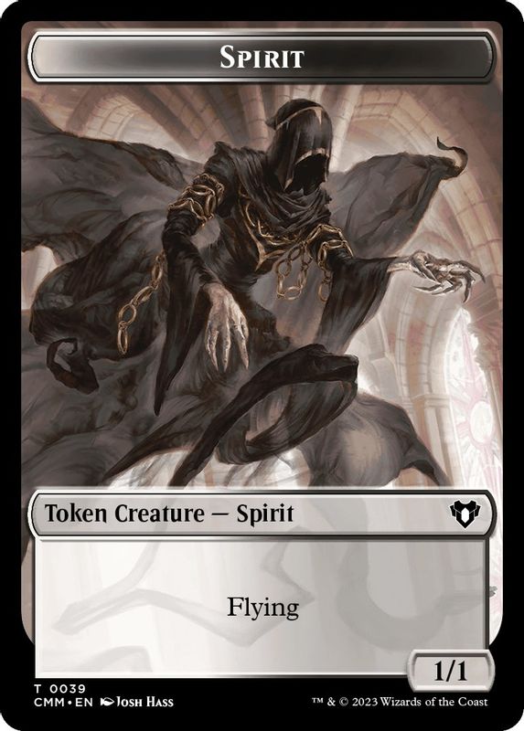 Spirit (0039) // Knight Double-Sided Token - 39 // 7 - Token