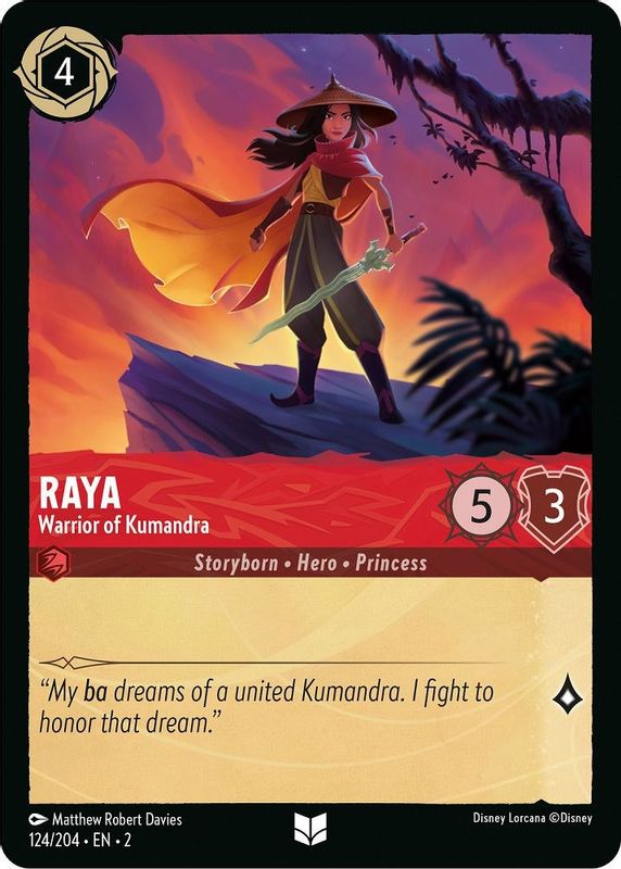 Raya - Warrior of Kumandra - 124/204 - Uncommon